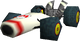 The model of the B Dasher from Mario Kart DS