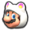 White Tanooki Mario from Mario Kart Tour