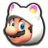 White Tanooki Mario from Mario Kart Tour