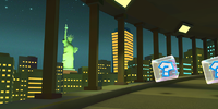 The Statue of Liberty in Mario Kart Tour