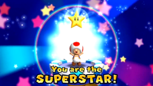 Mario Party 9 Super Star Toad.