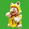 Lucky Cat Mario card from Online Super Mario 3D World Memory Match-up Game