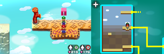 Block 40 in Plack Beach of Mario & Luigi: Bowser's Inside Story + Bowser Jr.'s Journey.