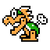 Sprite of the icon for a Mechakoopa in the Super Mario Bros. 3 style of Super Mario Maker 2. It appears in the user-interface for editing mode.