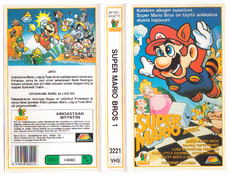 Finnish VHS tape for The Super Mario Bros. Super Show!
