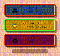 Vs. Computer screen in Dr. Mario in Tetris & Dr. Mario