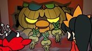 The mandrakes breaking into Ashley's Mansion