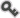 Sprite of a Black Key from Paper Mario: The Thousand-Year Door.