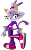 Artwork of Blaze the Cat for Mario & Sonic at the Rio 2016 Olympic Games Arcade Edition