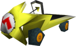 The model of the Shooting Star from Mario Kart DS