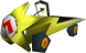 The model of the Shooting Star from Mario Kart DS