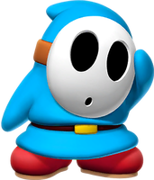 Light-blue Shy Guy from Mario Kart Tour