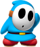 Light-blue Shy Guy from Mario Kart Tour