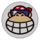 Funky Kong's emblem from Mario Kart Tour