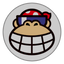 Funky Kong's emblem from Mario Kart Tour