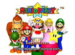 Mario Party title screen