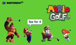 An image of the lost Mario Golf blaster.