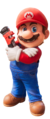 Mario holding a wrench