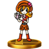 Mona trophy from Super Smash Bros. for Wii U