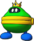 Sprite of King Green Coin Coffer's team image, from Puzzle & Dragons: Super Mario Bros. Edition.