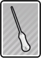The Ice Pick as an unpainted card.