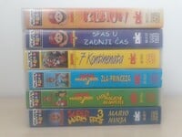 Super Mario Bros. 4: Klaun with other Croatian Super Mario VHSes