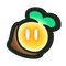An yellow Wonder Seed icon from Super Mario Bros. Wonder