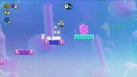 The second 10-flower coin in Jump! Jump! Jump! in Super Mario Bros. Wonder
