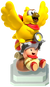 Captain Toad & Plucky Statue, from Super Mario Run
