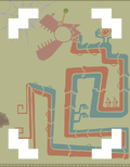 The vertical background mural of Fracktail
