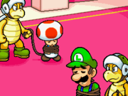 Mario, Luigi, and Toad are captured and imprisoned.