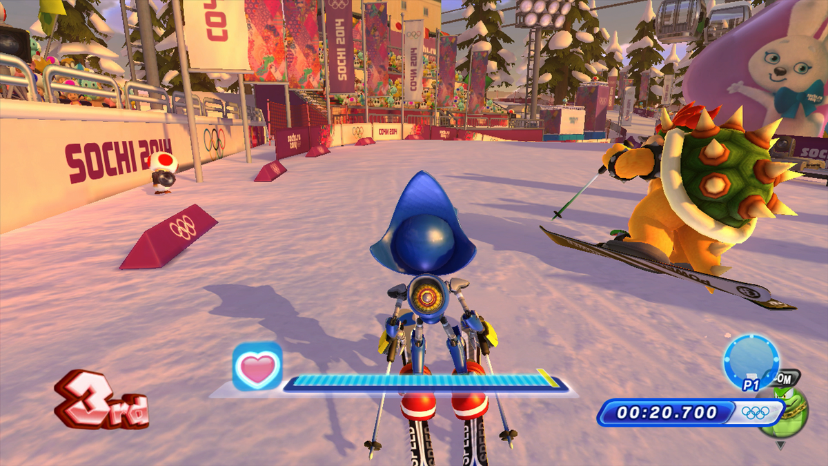 Mario & Sonic at the Sochi 2014 Olympic Winter Games - Super Mario