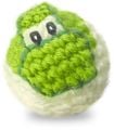 Yoshi in yarn ball form