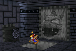 A Guard Door in Bowser's Castle