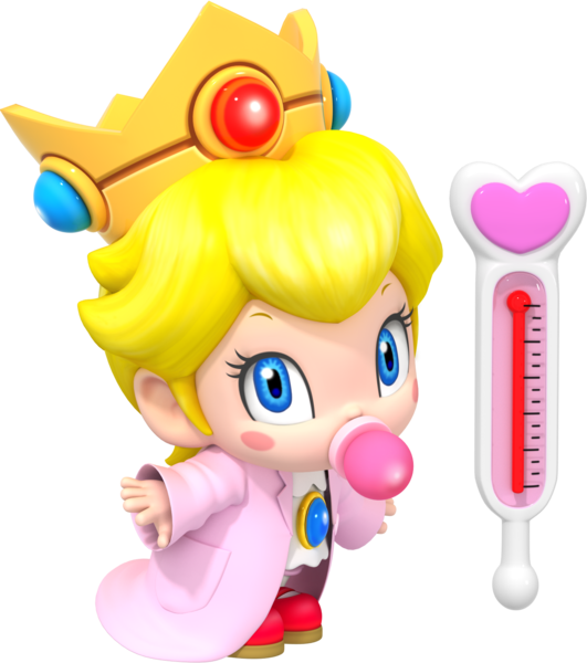 File:Dr Mario World - Dr Baby Peach.png