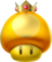 Artwork of a Golden Mushroom in Mario Kart 8 (also used for Mario Kart 8 Deluxe)