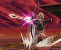Link using the Hero's Bow in Super Smash Bros. Brawl