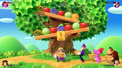 Honeycomb Havoc Collect fruit. Adjust the number on the block to avoid catching the honeycomb on your turn.