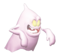 An early Gold Ghost, similar to the white colored version of the Grabber Ghost and had smaller eyes, fangs, a row of teeth, and different shaped heads.