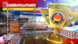 The Fruit Cup trophy screen