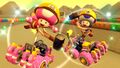 Builder Toadette and Builder Toad tricking in Pink Dozers