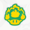 A sticker in Mario Kart World