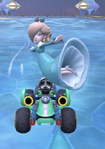 Rosalina performing a trick.