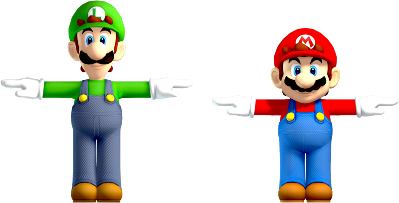 File:Mario and Luigi (render) - Mario Tennis Ultra Smash.png