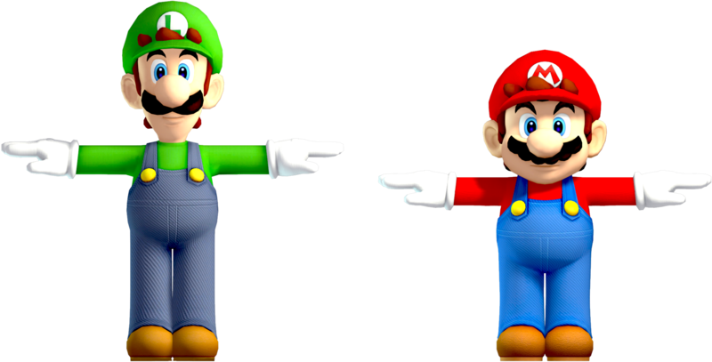 File:Mario and Luigi (render) - Mario Tennis Ultra Smash.png