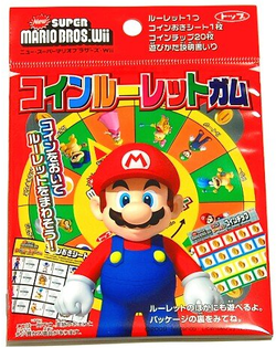 New Super Mario Bros. Wii Coin Roulette Gum