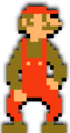 The Weird Mario that comes out of the Toad House if the Baseball minigame is lost in World Maker