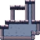Ground (block) in Super Mario Maker - New Super Mario Bros. U game style, Ghost House theme.