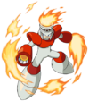 Fire Man's spirit sprite from Super Smash Bros. Ultimate