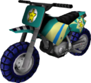 The model for Rosalina's Standard Bike L from Mario Kart Wii